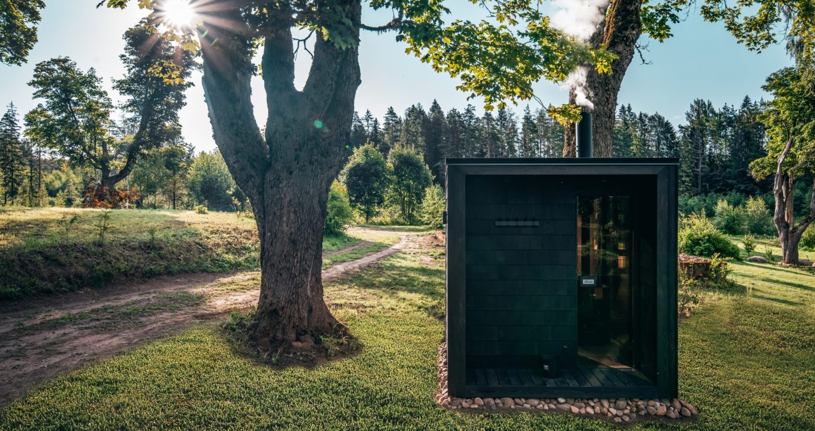 Mini – Tiny Prefab Mirror Sauna by ÖÖD