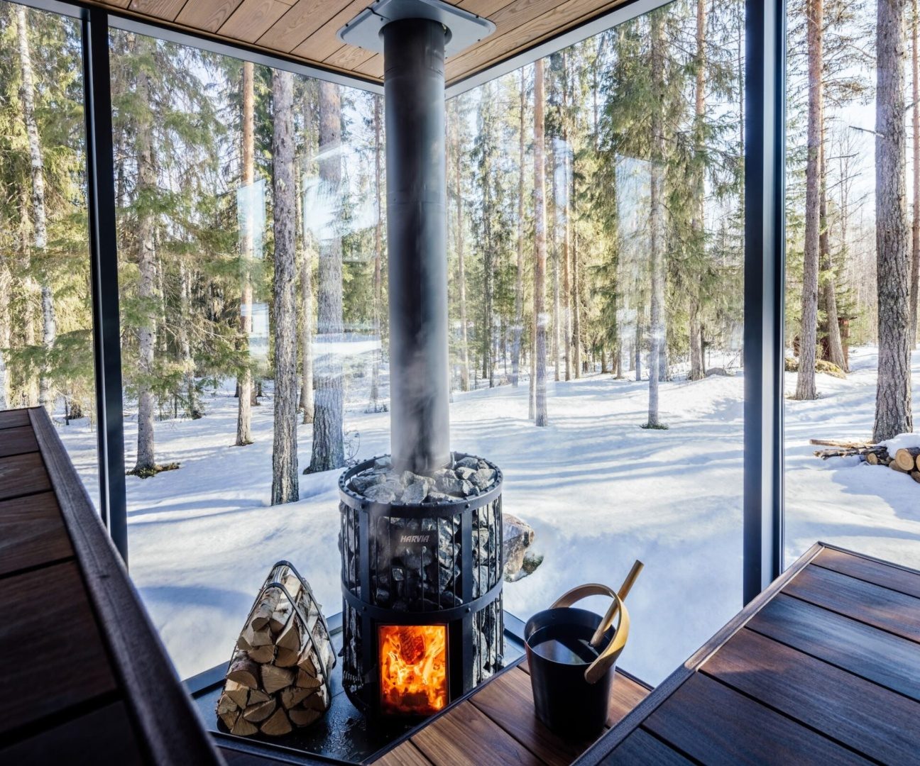 Custom – Customizable Prefab Outdoor Mirror Sauna by ÖÖD